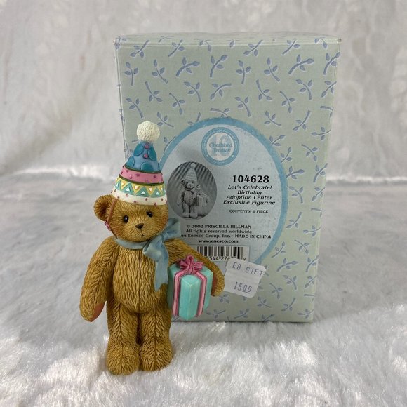 Cherished Teddies Let's Celebrate! Birthday Adoption Center Exclusive #104628 - Picture 2 of 6